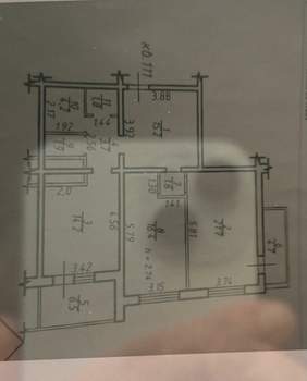 2-к квартира, вторичка, 90м2, 4/18 этаж