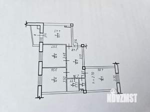 3-к квартира, вторичка, 71м2, 8/12 этаж