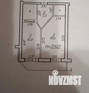 1-к квартира, вторичка, 46м2, 9/11 этаж