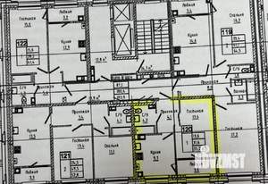 1-к квартира, вторичка, 35м2, 4/12 этаж
