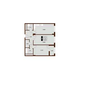 2-к квартира, вторичка, 75м2, 8/11 этаж
