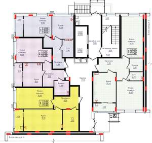 1-к квартира, строящийся дом, 41м2, 1/10 этаж