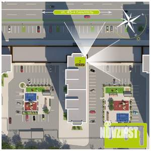 2-к квартира, вторичка, 66м2, 9/19 этаж