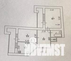 2-к квартира, вторичка, 65м2, 5/12 этаж