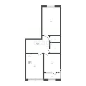 2-к квартира, вторичка, 61м2, 8/16 этаж