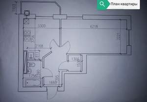 1-к квартира, вторичка, 45м2, 10/12 этаж