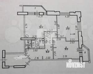 2-к квартира, вторичка, 99м2, 9/10 этаж