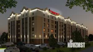 1-к квартира, строящийся дом, 45м2, 5/5 этаж