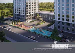 2-к квартира, строящийся дом, 60м2, 6/18 этаж