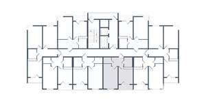1-к квартира, вторичка, 41м2, 5/20 этаж