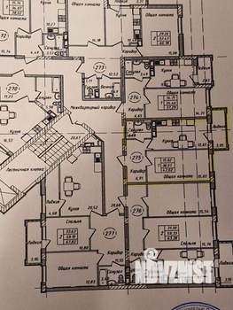 1-к квартира, вторичка, 42м2, 6/9 этаж