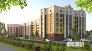 1-к квартира, строящийся дом, 45м2, 1/5 этаж