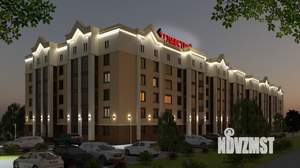 1-к квартира, строящийся дом, 42м2, 1/5 этаж