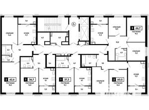 2-к квартира, вторичка, 60м2, 12/18 этаж