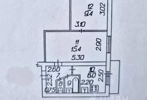 2-к квартира, вторичка, 38м2, 2/5 этаж