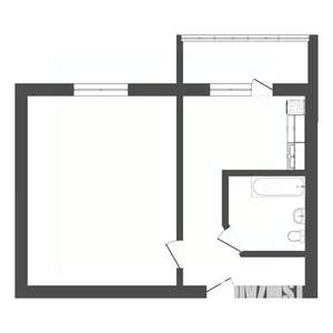 Студия квартира, вторичка, 13м2, 1/5 этаж