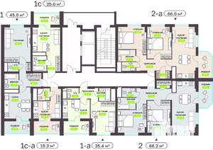 1-к квартира, вторичка, 35м2, 8/19 этаж