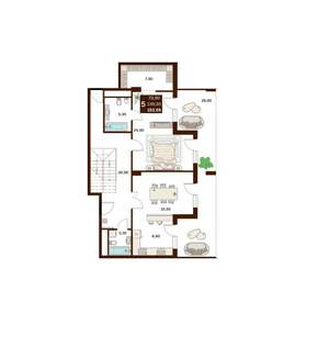 5-к квартира, вторичка, 154м2, 11/11 этаж