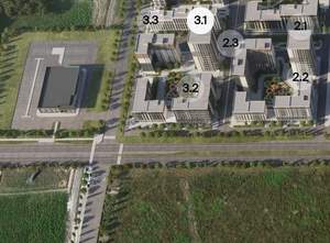 1-к квартира, сданный дом, 51м2, 23/25 этаж
