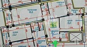 2-к квартира, вторичка, 78м2, 8/9 этаж