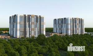 1-к квартира, строящийся дом, 40м2, 2/16 этаж