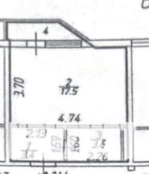 Студия квартира, вторичка, 27м2, 6/9 этаж