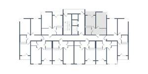 1-к квартира, вторичка, 41м2, 9/20 этаж