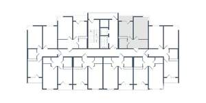 1-к квартира, вторичка, 41м2, 12/20 этаж