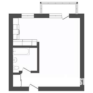 1-к квартира, вторичка, 43м2, 9/14 этаж