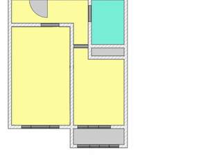 1-к квартира, вторичка, 43м2, 4/9 этаж