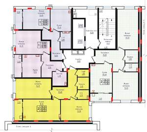 1-к квартира, строящийся дом, 41м2, 5/10 этаж