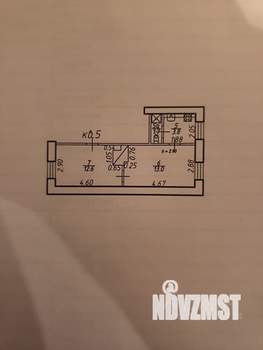 2-к квартира, вторичка, 31м2, 2/2 этаж