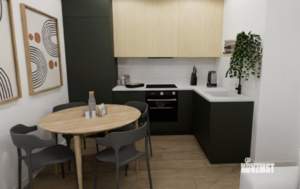 1-к квартира, строящийся дом, 39м2, 2/5 этаж