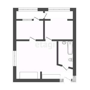 2-к квартира, вторичка, 58м2, 6/9 этаж
