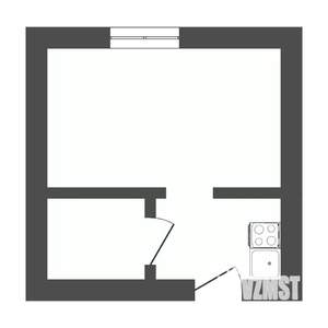 1-к квартира, вторичка, 39м2, 2/9 этаж