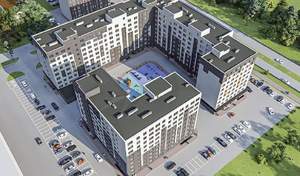 1-к квартира, сданный дом, 36м2, 1/9 этаж