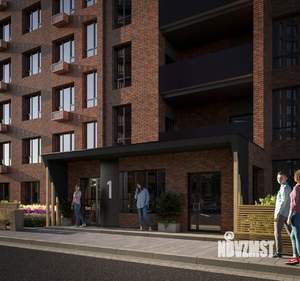 1-к квартира, строящийся дом, 57м2, 2/19 этаж