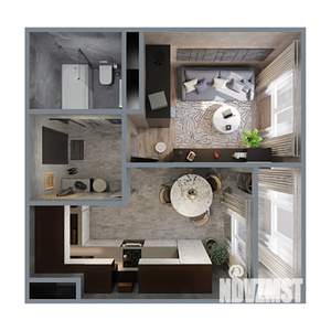 1-к квартира, вторичка, 41м2, 8/20 этаж