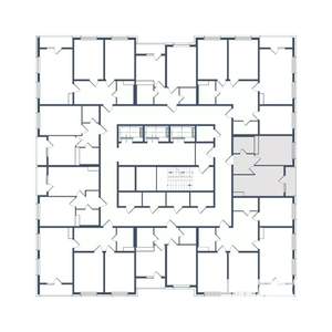 1-к квартира, вторичка, 41м2, 16/20 этаж