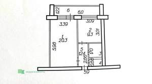 1-к квартира, вторичка, 45м2, 4/10 этаж
