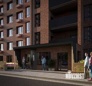 1-к квартира, строящийся дом, 57м2, 2/19 этаж