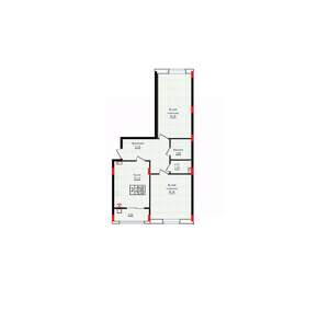 2-к квартира, вторичка, 71м2, 3/10 этаж
