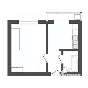 1-к квартира, вторичка, 35м2, 10/19 этаж