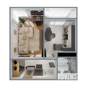 1-к квартира, вторичка, 41м2, 8/20 этаж