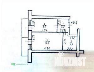 1-к квартира, вторичка, 31м2, 1/5 этаж