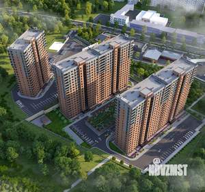 2-к квартира, строящийся дом, 59м2, 12/19 этаж