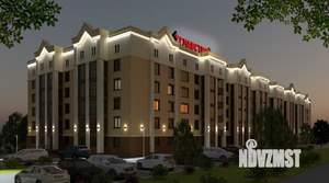 2-к квартира, строящийся дом, 60м2, 2/5 этаж
