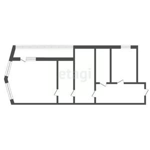 3-к квартира, вторичка, 105м2, 1/5 этаж