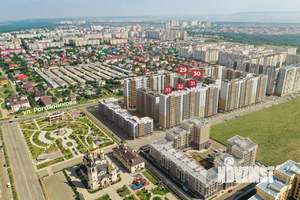 1-к квартира, строящийся дом, 46м2, 2/15 этаж