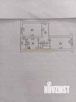 2-к квартира, вторичка, 50м2, 2/5 этаж